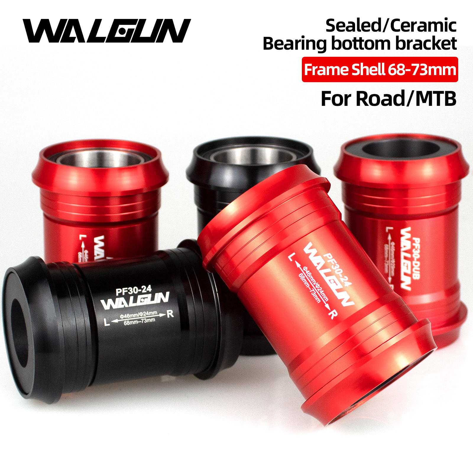 Ceramic Bearing Bottom Bracket Bb86 - Walgun Bottom Brackets 73mm 29mm PF30