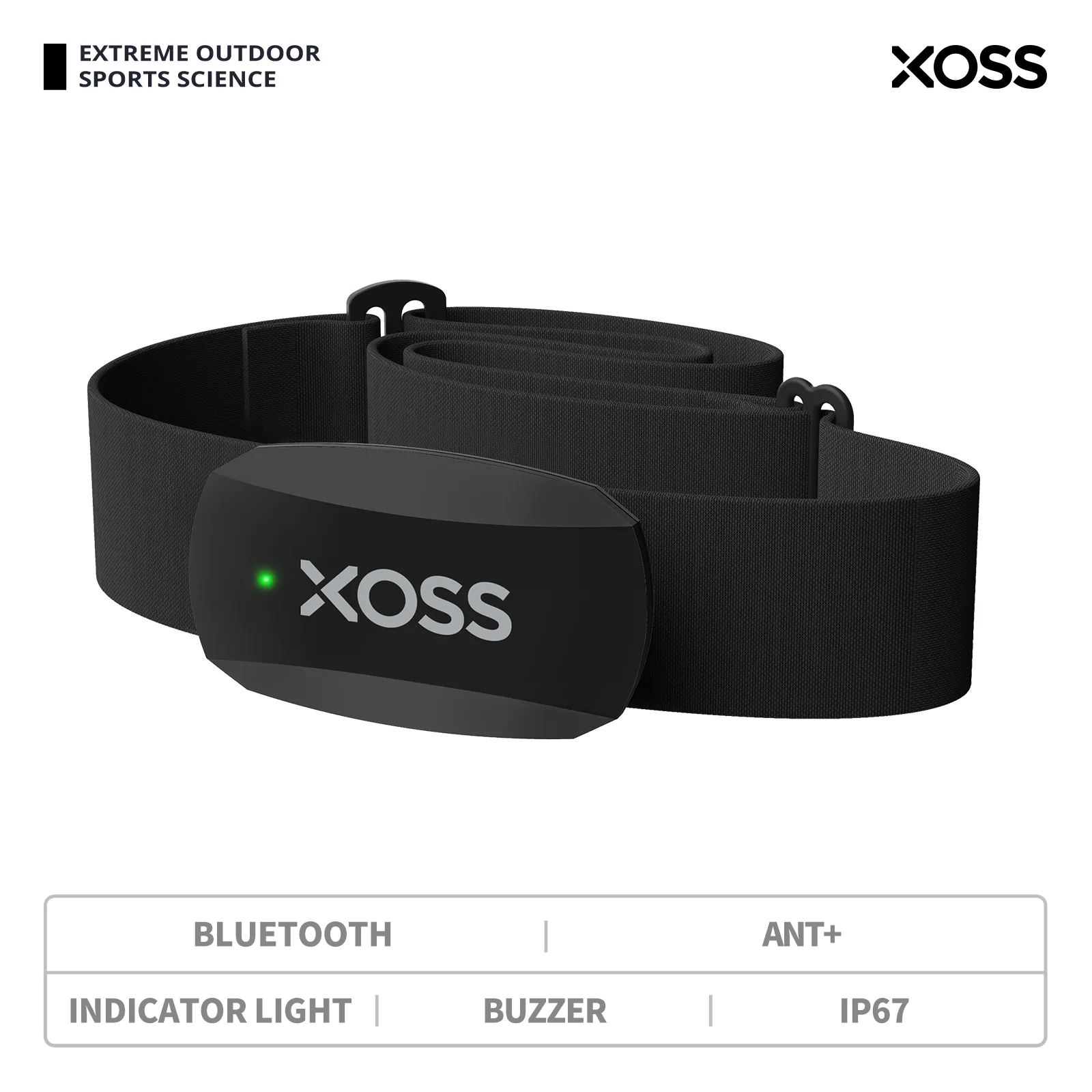Heart Rate Monitor Chest Strap Ant+ - XOSS X2 Chest Strap Heart Rate