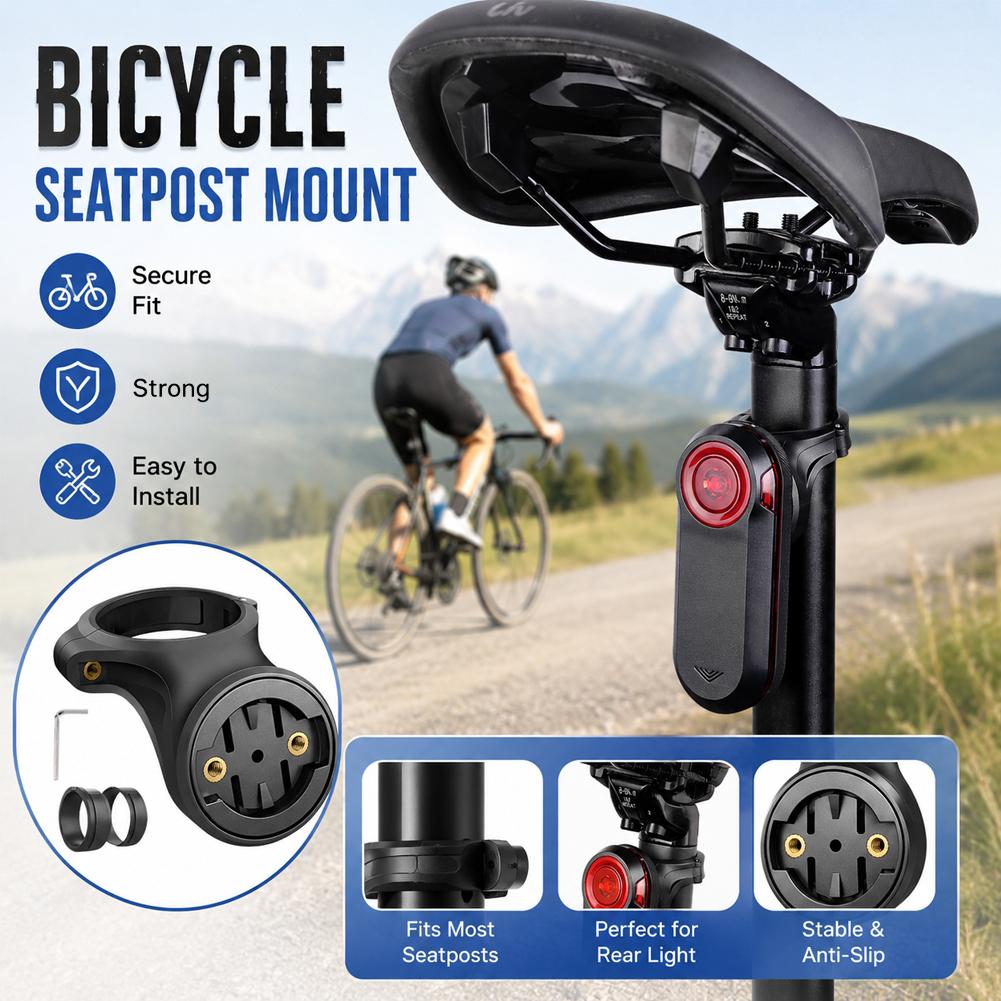 Bike Radar Tail Light Camera Rearview - Tail Light Seatpost Bracket Holder For
