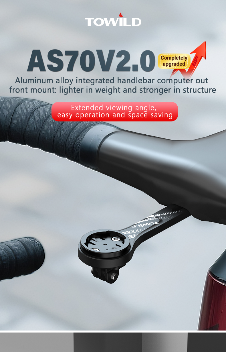 Out Front Bike Computer Mount Garmin - TOWILD AS70 Aluminum Cycling Computer Mount