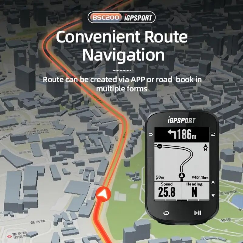 IGPSPORT BSC200 GPS Bicycle Co - đánh giá và giá Bike Computer Gps Navigation Map