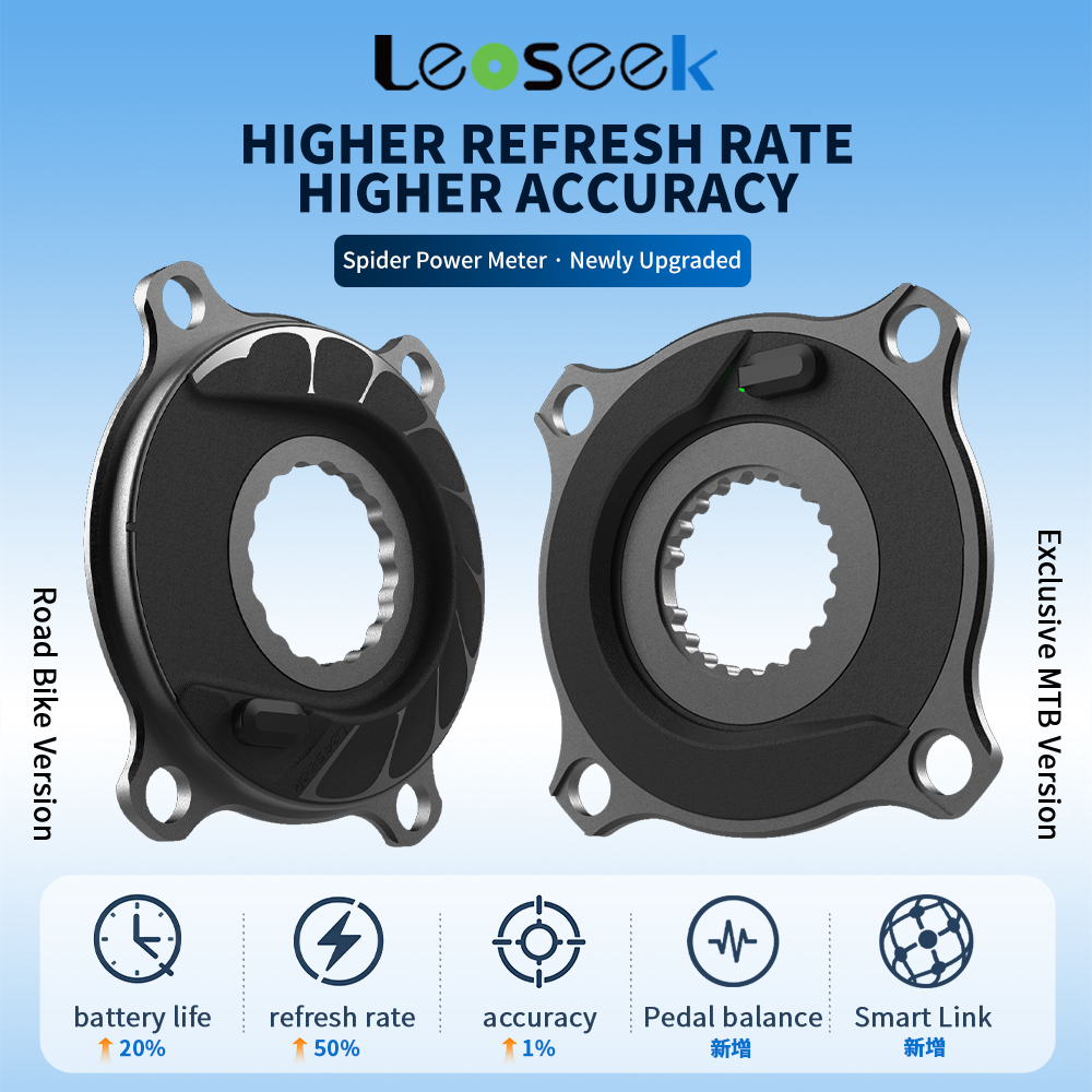 LEOSEEK Ultralight Road MTB Bi - đánh giá và giá Spider Power Meter 110 Bcd