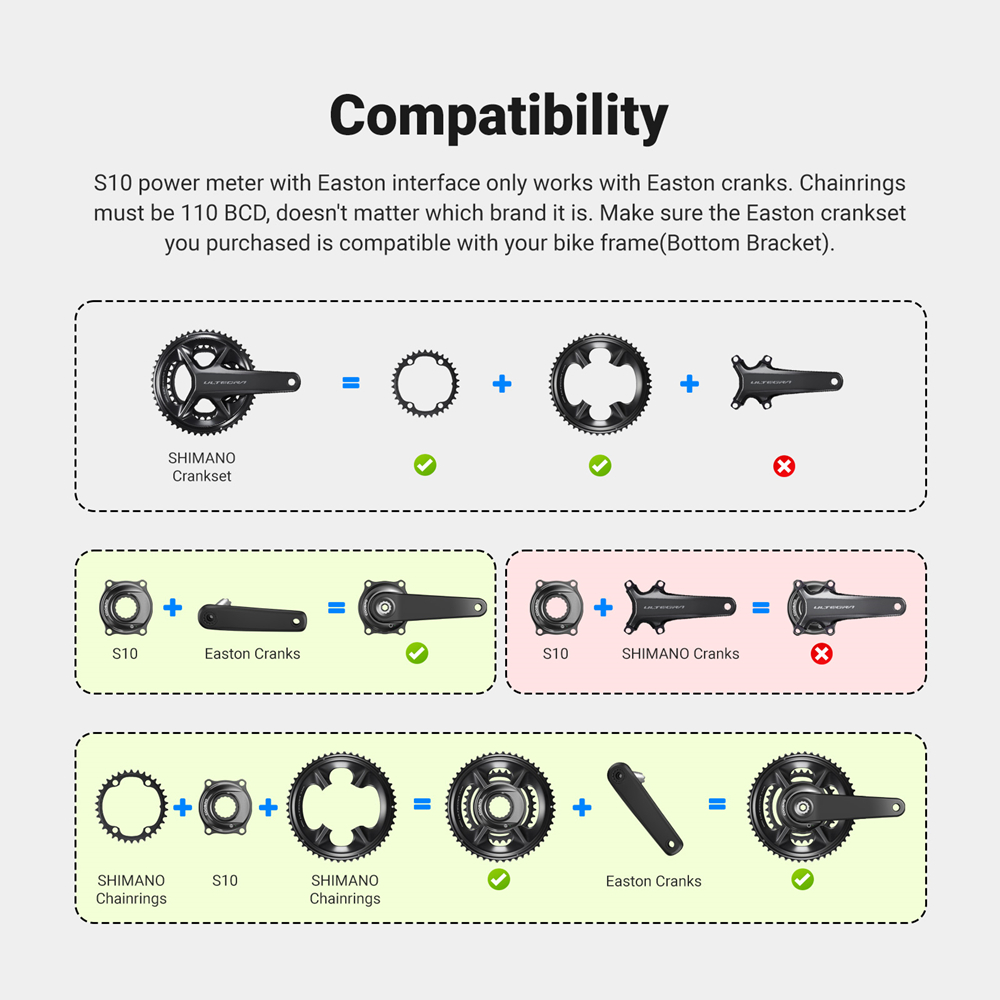 COOSPO S10 Spider Bike Power M - đánh giá và giá Spider Power Meter 110 Bcd