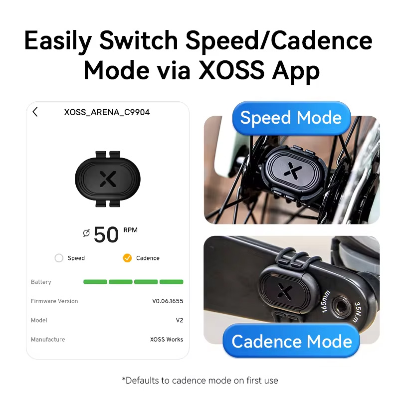 XOSS ARENA Speed Cadence Senso - đánh giá và giá Cycling Cadence Sensor Bluetooth Ant