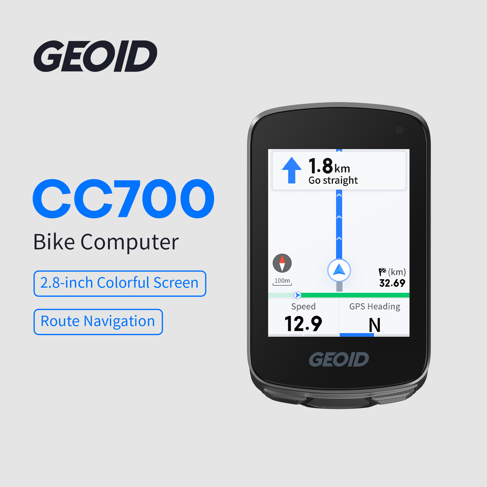 GEOID CC700 GPS Bike Computer  - đánh giá và giá Bike Computer Gps Navigation Map