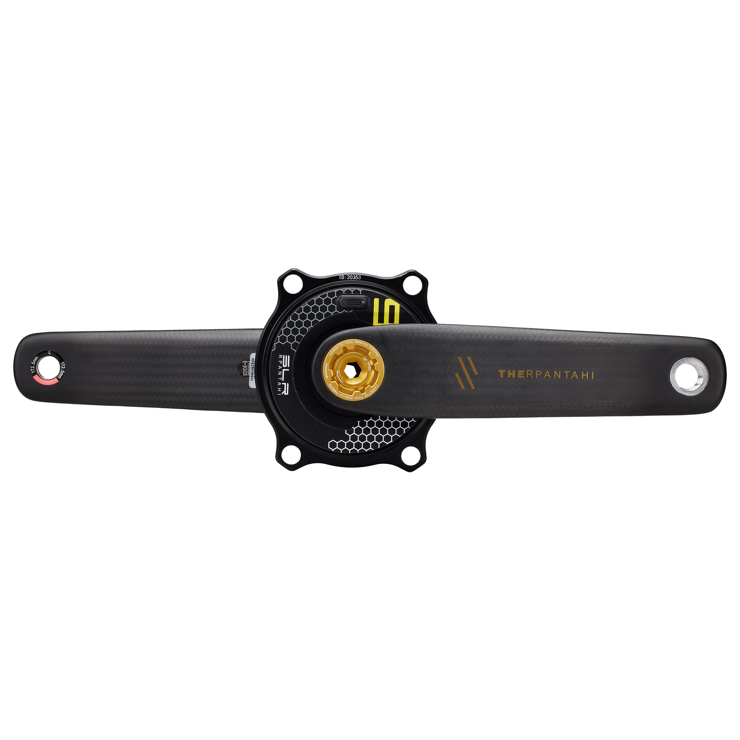 Tay quay xe đạp đường trường b - đánh giá và giá Spider Power Meter 110 Bcd