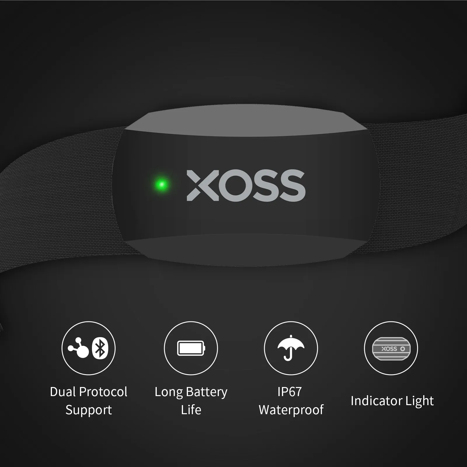 XOSS X2 Chest Strap Heart Rate - đánh giá và giá Heart Rate Monitor Chest Strap Ant+