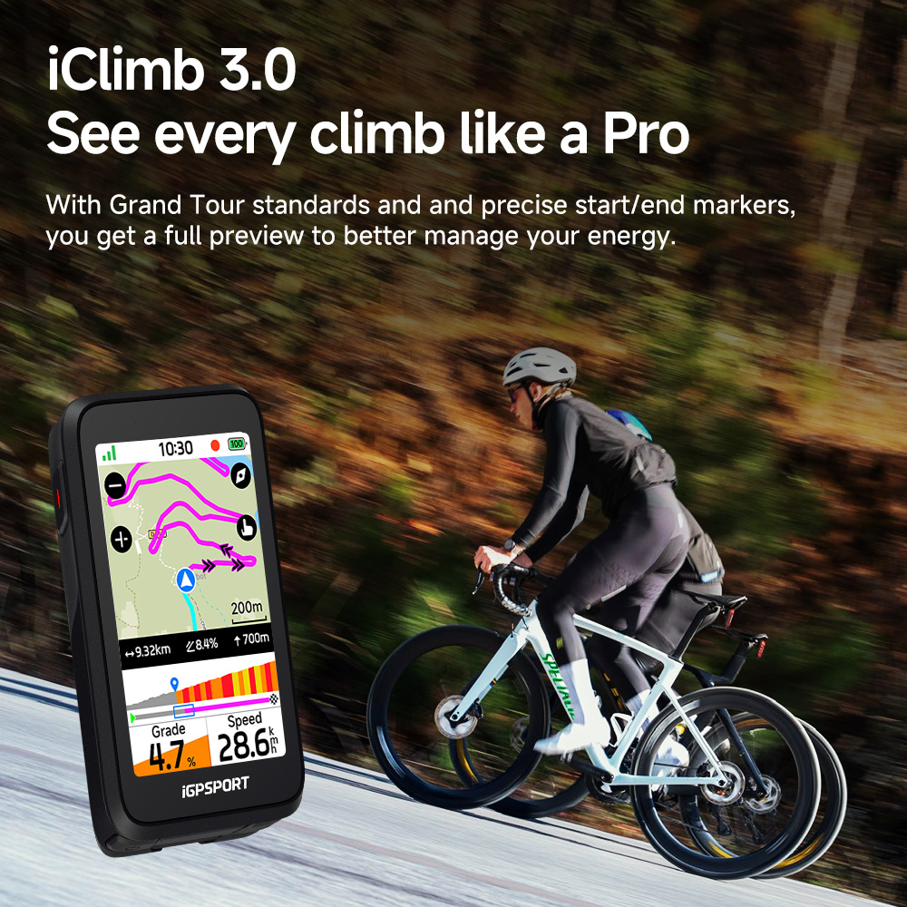 iGPSPORT BiNavi Air Touch-scre - đánh giá và giá Bike Computer Gps Navigation Map