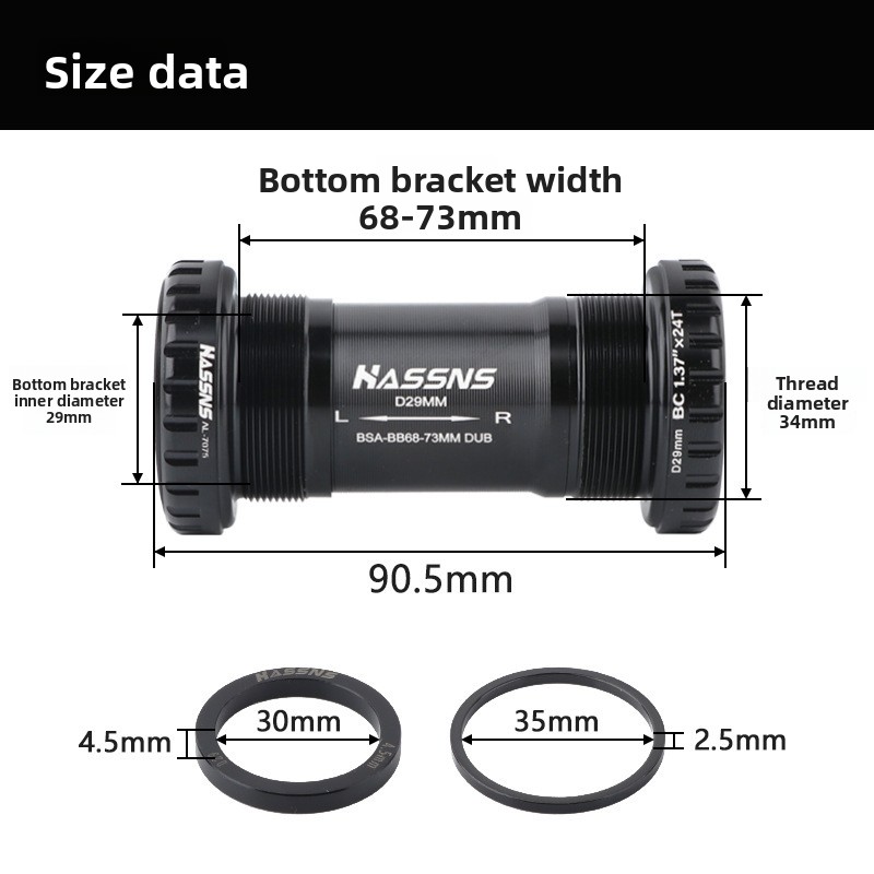 RIRO Ceramic Bottom Bracket BS - đánh giá và giá Ceramic Bearing Bottom Bracket Bb86