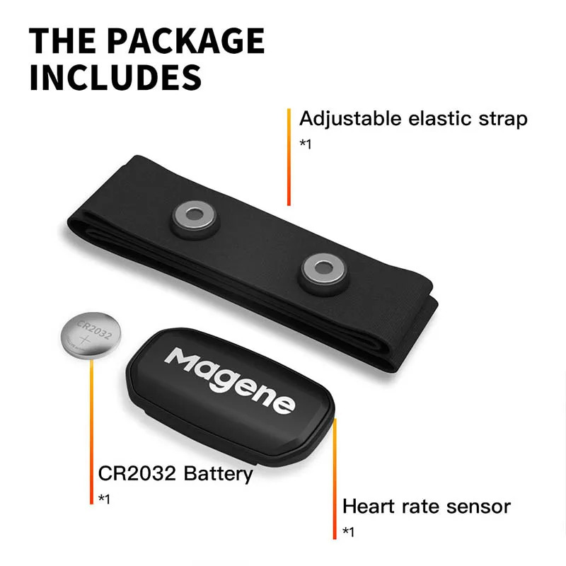 Magene H303 Heart Rate Monitor - đánh giá và giá Heart Rate Monitor Chest Strap Ant+