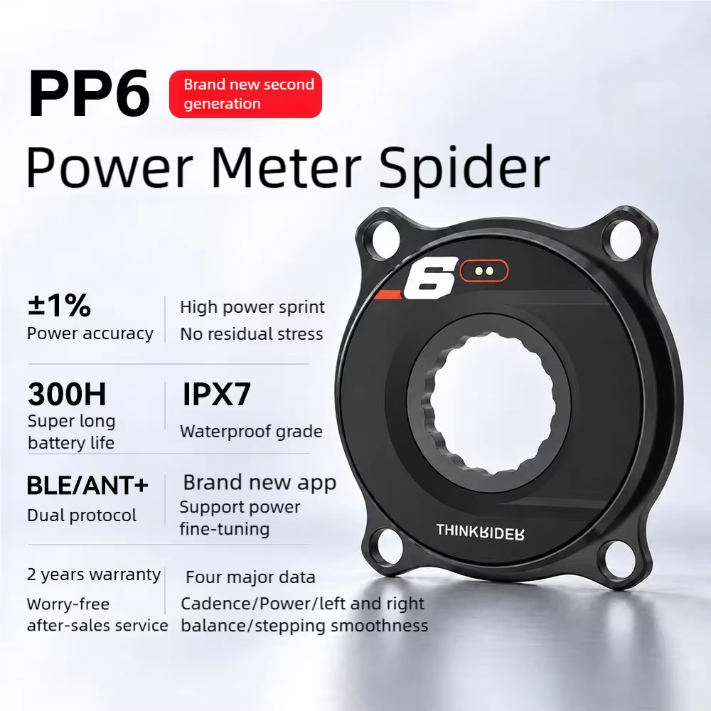 ThinkRider PP6 Bicycle Power M - đánh giá và giá Spider Power Meter 110 Bcd