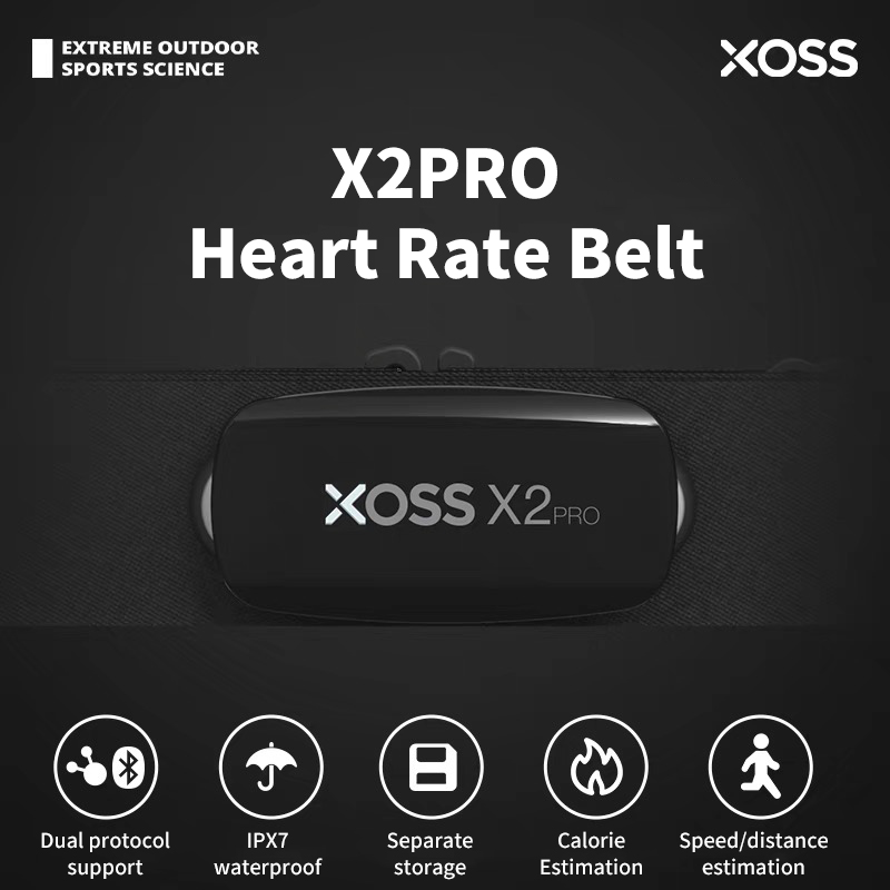 XOSS X2 Pro Chest Strap Heart  - đánh giá và giá Heart Rate Monitor Chest Strap Ant+