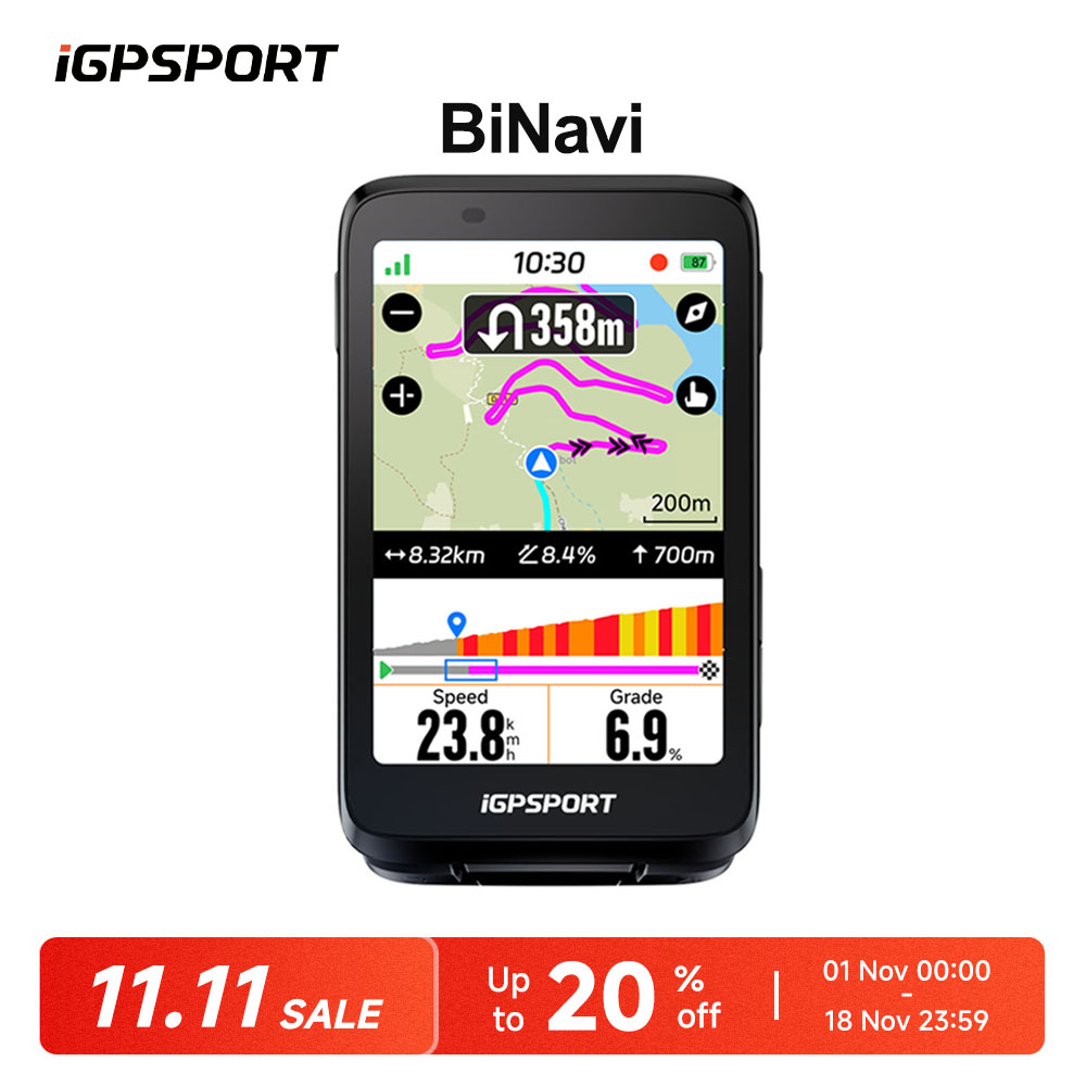iGPSPORT BiNavi Touch-screen G - đánh giá và giá Bike Computer Gps Navigation Map