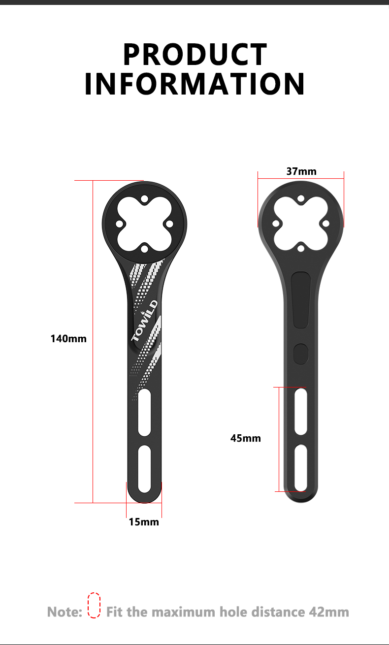 TOWILD AS70 Aluminum Cycling C - đánh giá và giá Out Front Bike Computer Mount Garmin