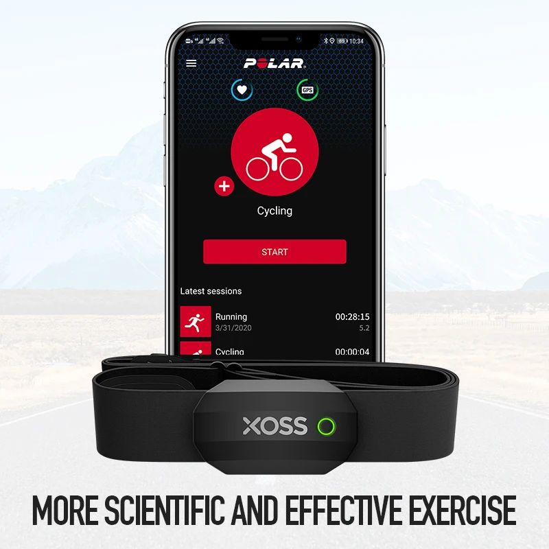 XOSS X2 Bicycle Heart Rate Che - đánh giá và giá Heart Rate Monitor Chest Strap Ant+