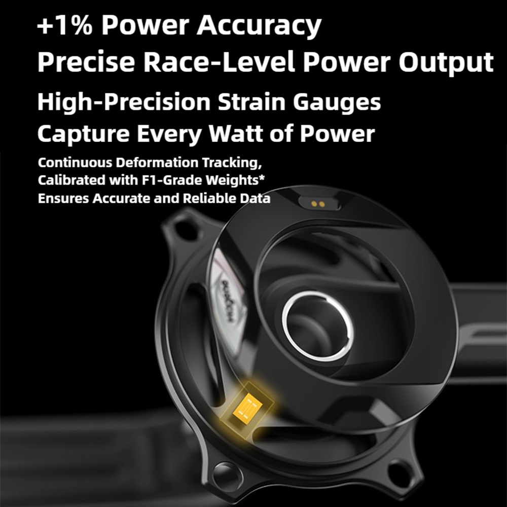 Bộ giò dĩa Magene PES P515 Spi - đánh giá và giá Spider Power Meter 110 Bcd