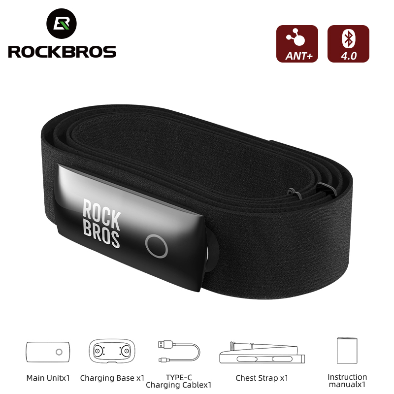 ROCKBROS H828 Heart Rate Senso - đánh giá và giá Heart Rate Monitor Chest Strap Ant+